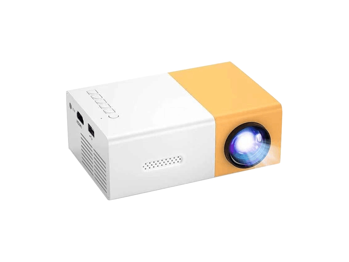 Miniproyector HD 1080p YG300 cine en casa reproductor multimedia fácil instalación
