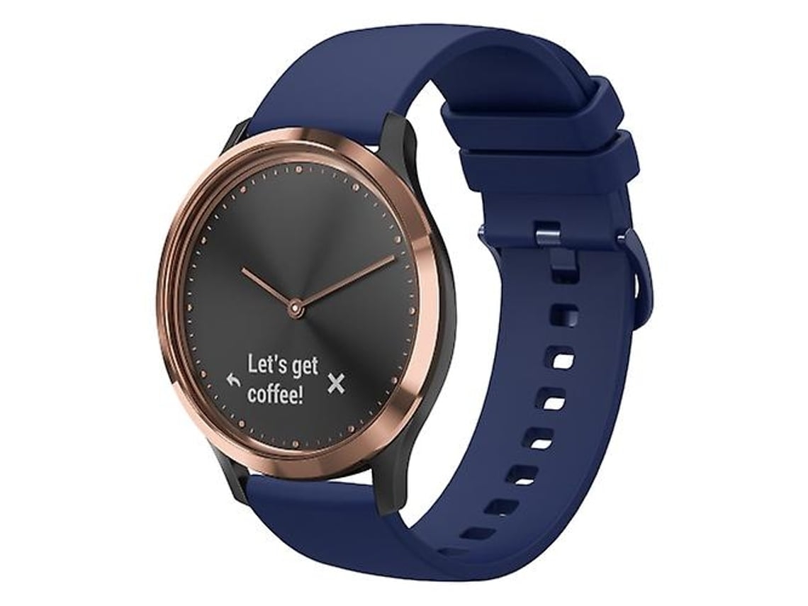 Lurelia Pulseira De Relógio Azul Marinho, Compatível Com Garmin Vivomove Hr Sport 20 Mm