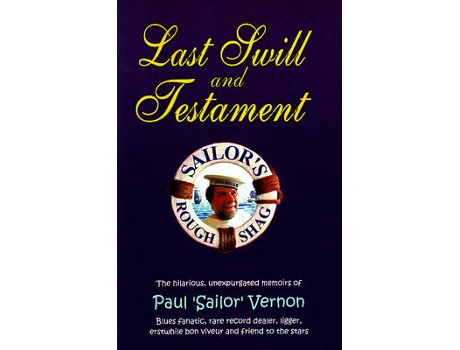Livro last swill & testament de paul "sailor" vernon (inglês)