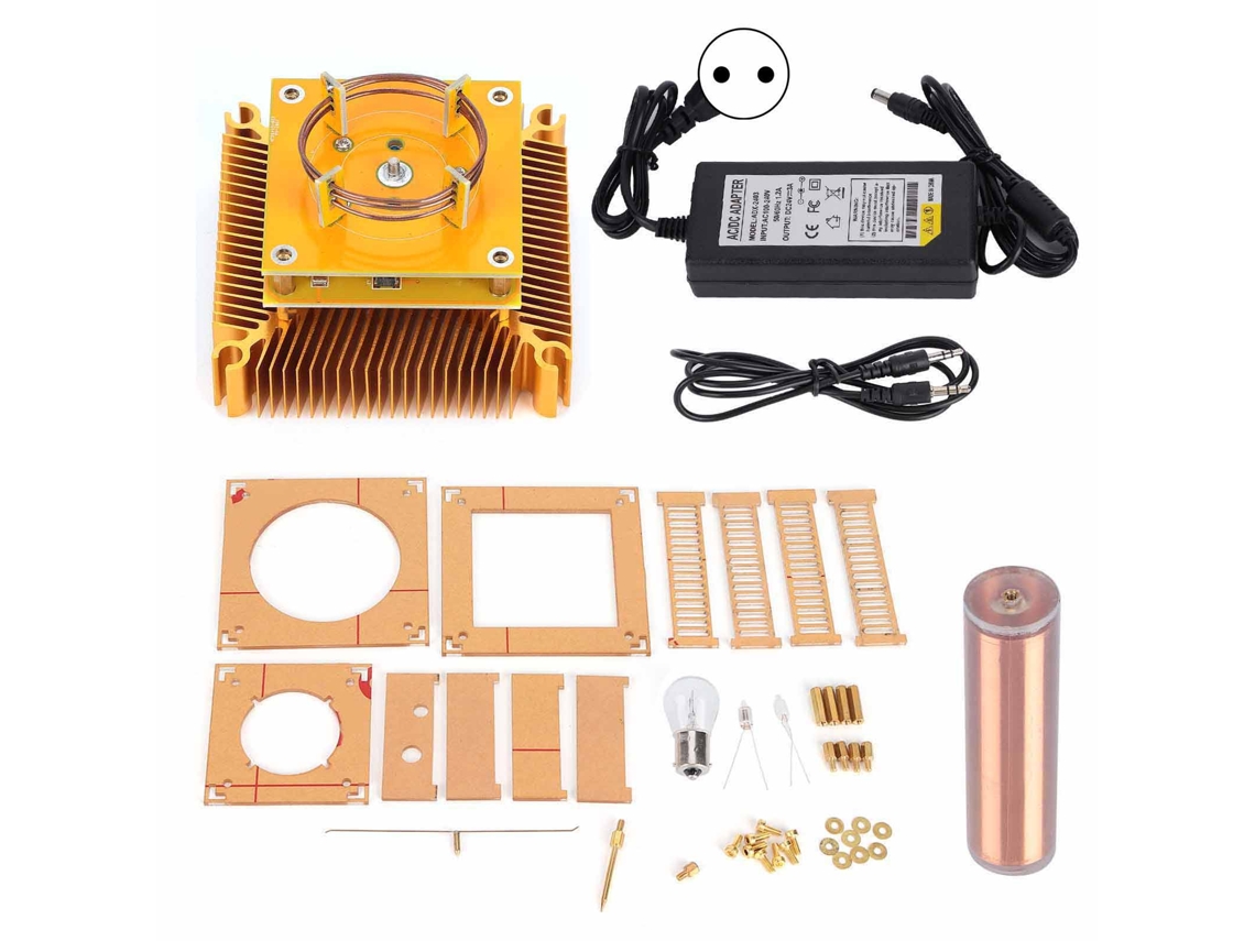 Altavoz de Plasma de Bobina para Tesla Modelo Brinquedo de Escritório com Iluminação Automática S/MARCA