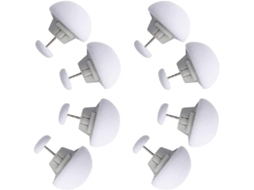 Lurelia Suportes Para Lençol Abs Aço Inoxidável Resistente Seguro Grosso Edredom Colcha Cobertor Branco