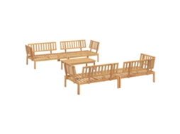 Pallet Sofa Set, Pallet Sofa Sets Vidaxl Marrom Madeira De Acácia (n/a)