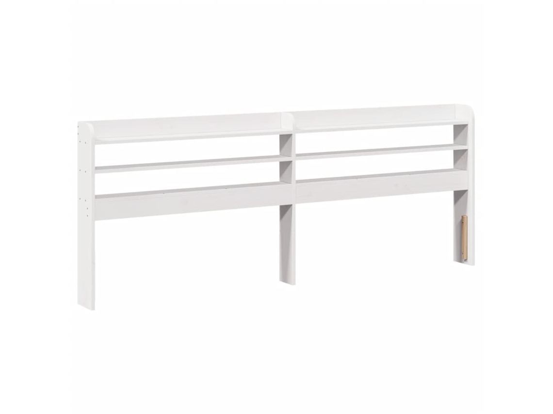 Headboard, Headboards Vidaxl Branco Madeira De Pinho (210 X 16 X 82 Cm)