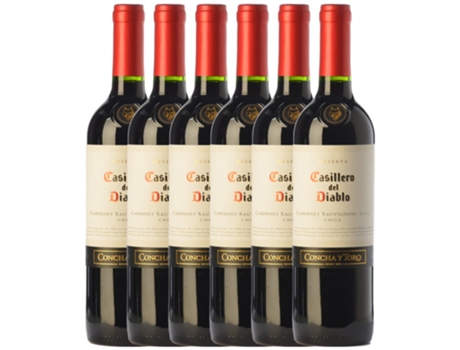 Concha y Toro Casillero del Diablo Cabernet Sauvignon Valle Central Crianza 75 cl (Caixa de 6 unidades)