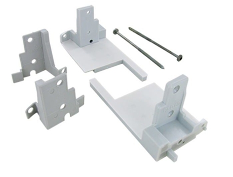 Soleira de Porta BILCOCQ Sva60062 Saco de 5 Pares de Pernas para Espuma de Soleira Reh 60 Rt-Na Parafuso-Ral 7035-Red60-L10-S