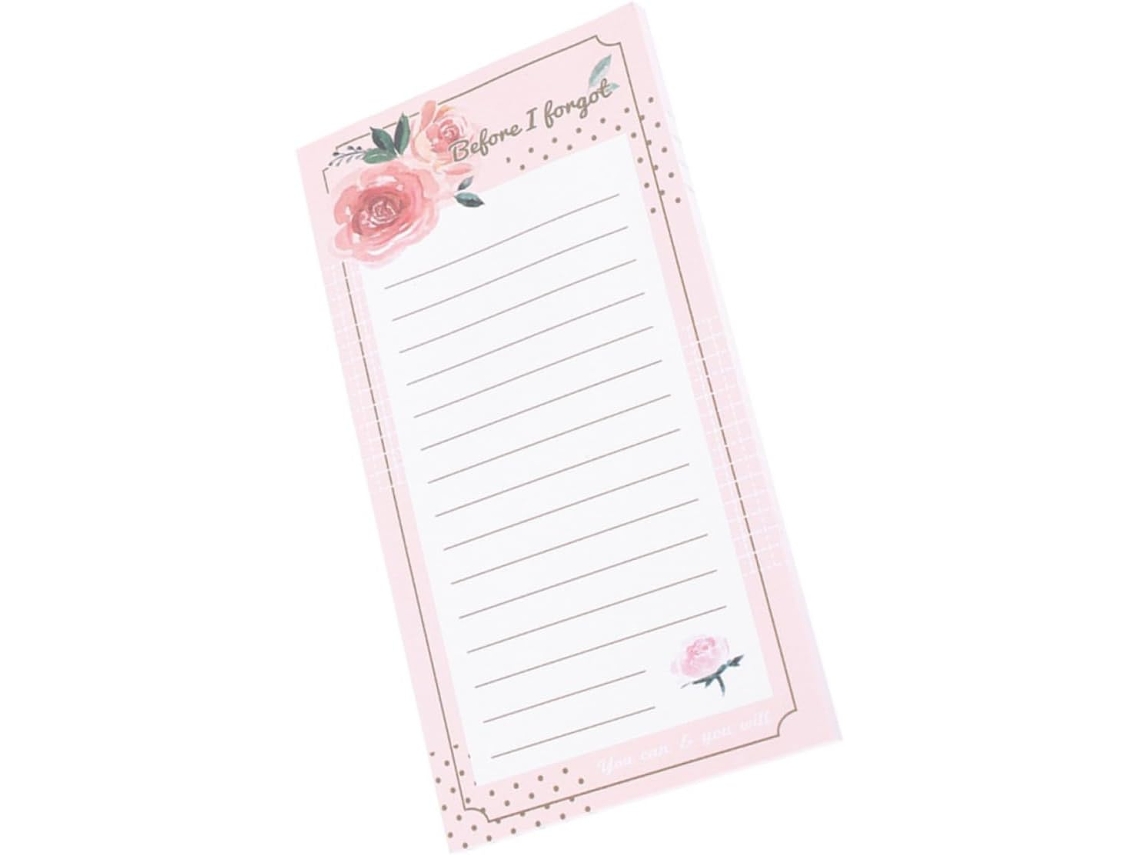 Notes Magnético Para Refrigerador Memo Pad Prático Lista De Cursos Et Rappels Acessórios Multifuncionais