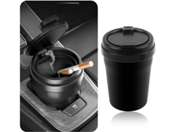 Cinzeiro Portátil Para Carro Com Tampa, Removível E Autoextinguível, Para Porta-copos, À Prova De Odores