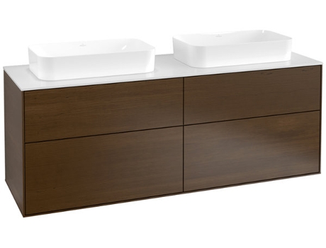 Villeroy Und Boch Finion Móvel de apoio F7100 1600X603X501Mm Abdeckplatte White Matt