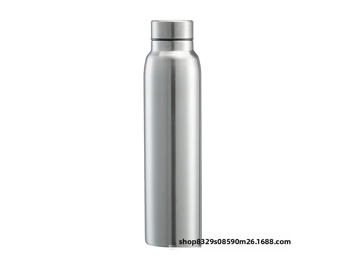 Garrafa de Água Esportiva de Aço Inoxidável , Reutilizável, Hermética, para Água Fria Descartável. MDUG (1000 Ml)