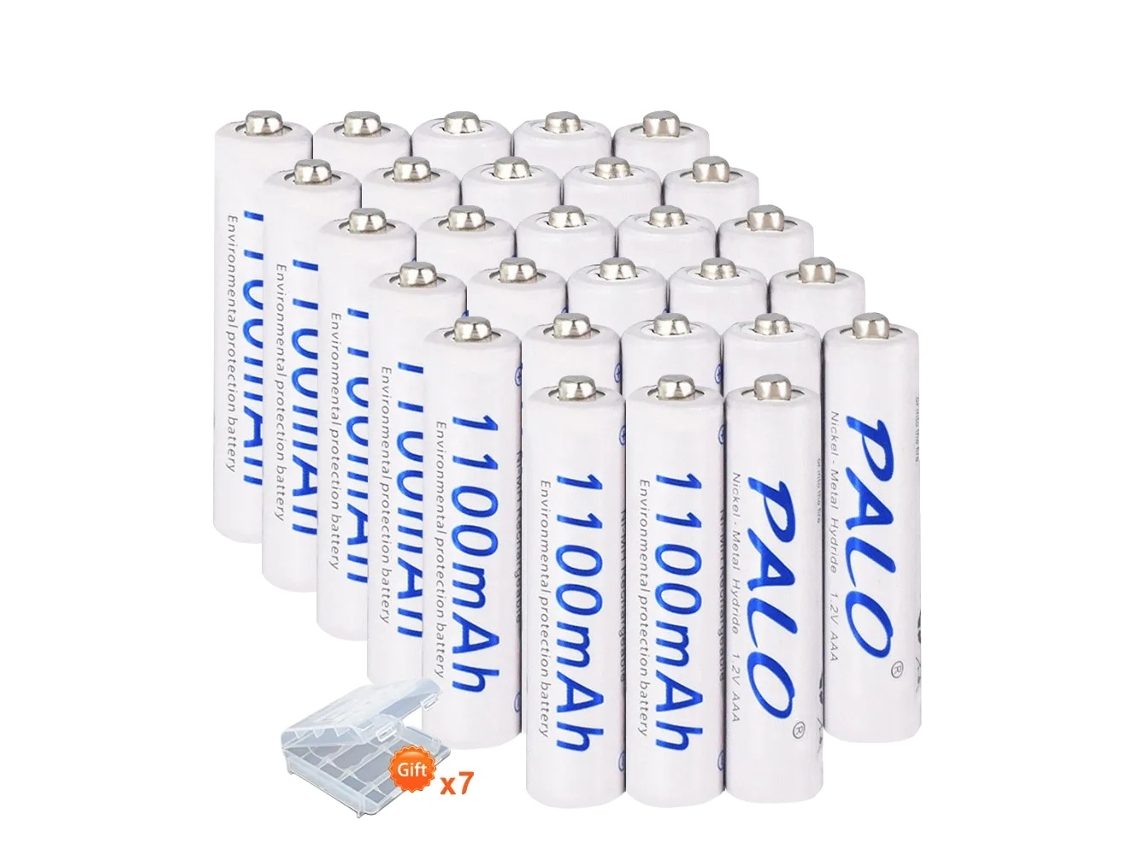 Bateria Recarregável Aaa, Capacidade De 1100mah, Tecnologia Ni Mh,28pcs,1.2v Oem