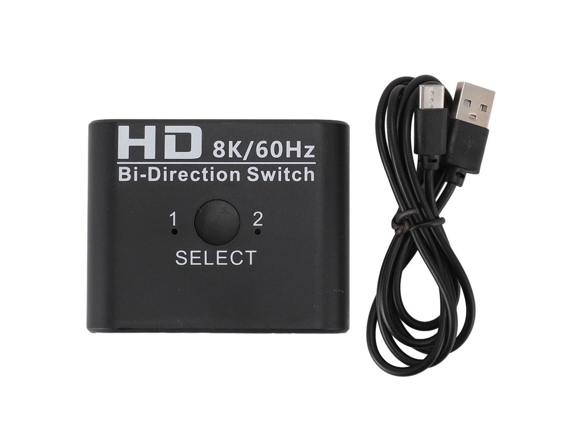 Comutador HDMI bidirecional 2x1 8K60Hz EOOCOO