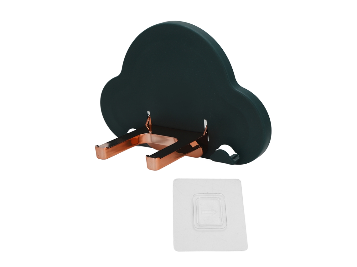 Suporte De Parede Dobrável Para Secador Cabelo Em Plástico Banheiro.