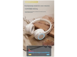 Fones de Ouvido Led Bluetooth Sem Fio com Suporte para Cartão Tf, Portáteis a TAISHENGDA