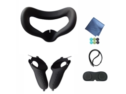 Máscara de silicone para olhos, compatível com Quest 2, conforto e proteção, EOOCOO