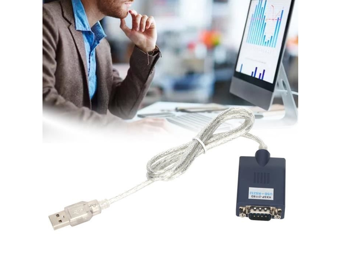 Conversor Usb Para Rs232 Cabo De Conversão Serial Usb 2.0 Para Rs232 Db9 Adaptador De Alimentação Para Computador Elisefashion