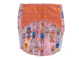 Pañal De Tela Para Bebé Lavable Reutilizable Com Estampados Coloridos E Padrões Cuterabbit Ajustável