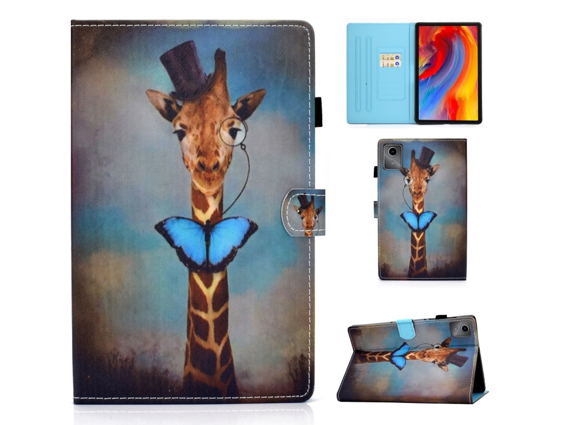 Capa Inteligente De Couro Halinuia Com Desenho Colorido, Ranhura Para Caneta E Costura, Para Lenovo Tab M11/xiaoxin Pad 11 2024
