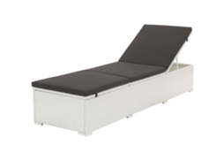 Sunlounger, Sunloungers Vidaxl Branco Rattan / Vime (n/a)