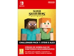 Cartão Nintendo Switch Super Smash Bros Ultimate: Steve & Alex Challenger Pack (Formato Digital)