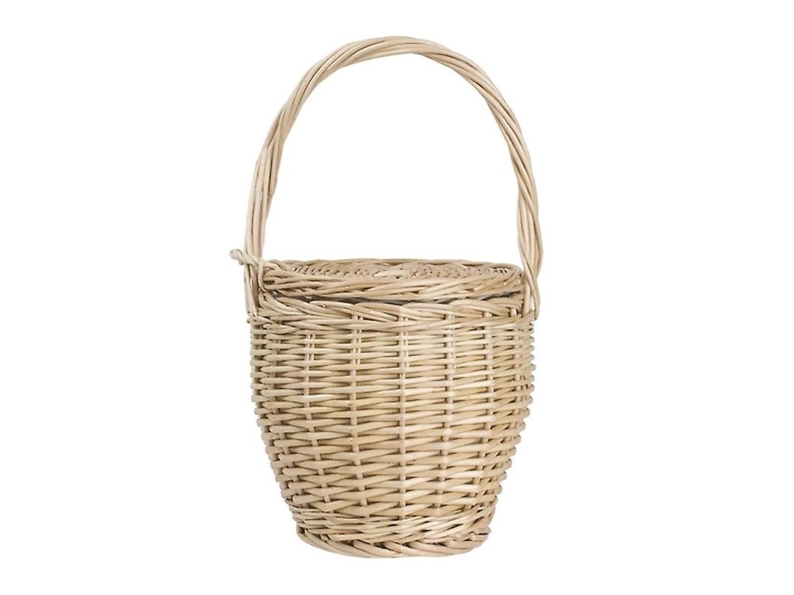 1 Bolsa Tecida À Mão