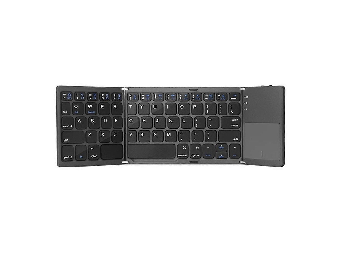 Teclado Bluetooth Dobrável com Touchpad, Ultrafino, Sem Fio TAISHENGDA
