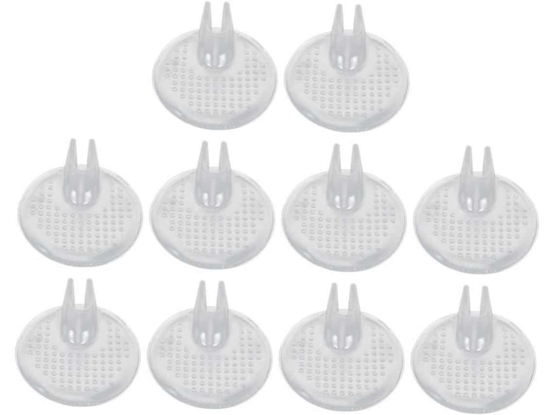 Palmilhas De Silicone Packove, 5 Pares, Autoadesivas, Em Gel Para A Parte Frontal Do Pé, Absorvem E Redistribuem A