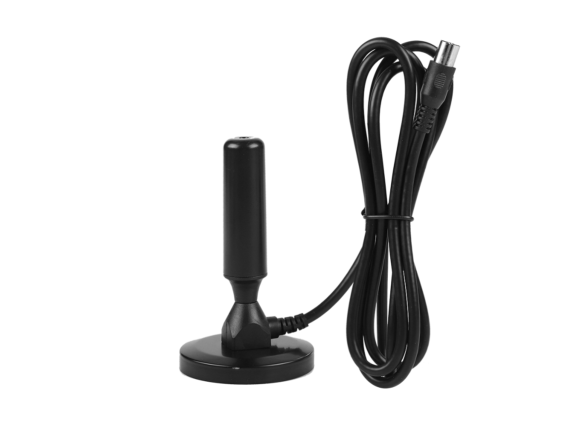 Antena Interna Dtv Banda Dual Uhf Vhf Com Base Magnética