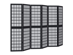 Room Divider, Room Dividers Vidaxl Preto Madeira (40 X 160 Cm)