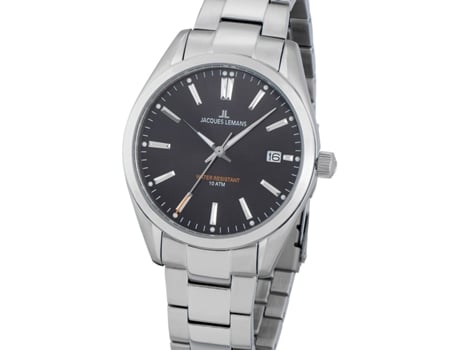 Relógio JACQUES LEMANS Homem (Aço Inoxidável - Prateado)