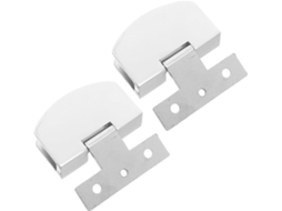Dobradiça Para Porta De Vidro Armário (2 Peças): Sem Moldura,