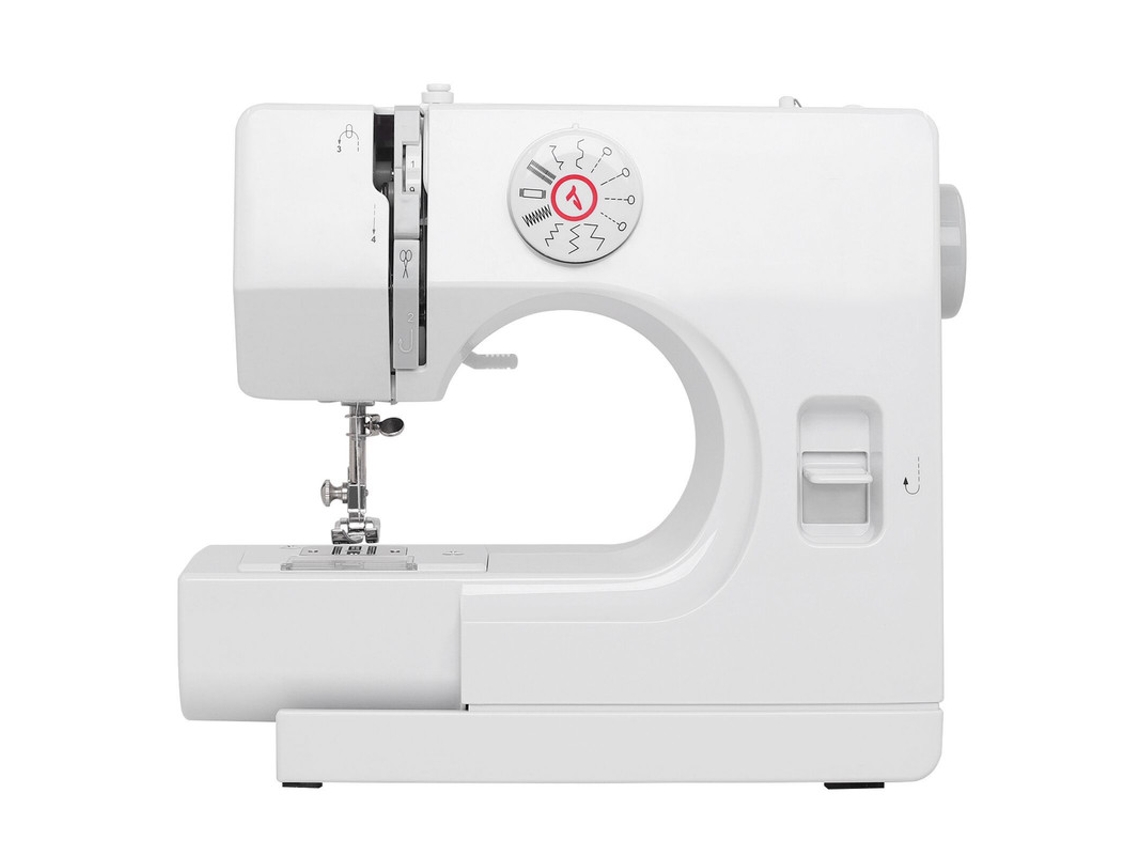 Mini Máquina De Coser Elétrica Portátil Para Iniciantes 12 Pontos Dupla Velocidade Com Pedal