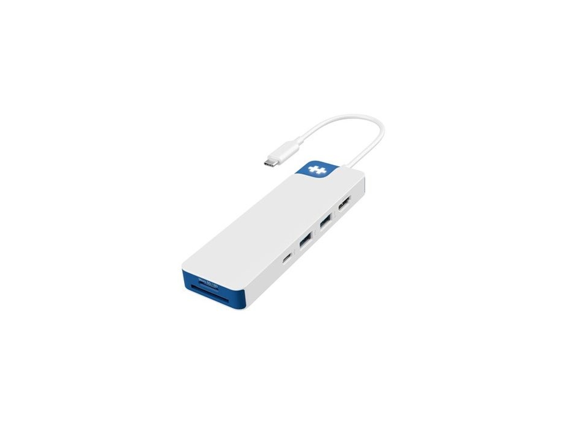 Estação De Acoplamento Para Laptop Hyper Hyperdrive Flex8 Usb C Hub Azul Aquaforge
