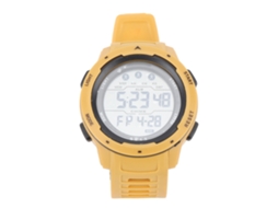 Relógio Digital Esportivo Masculino Cronógrafo Pulseira De Borracha Água Resistente 50m Amarelo