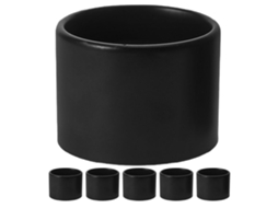 Conjunto De 6 Anéis Metálicos Para Abajur Com Adaptador De Soquete