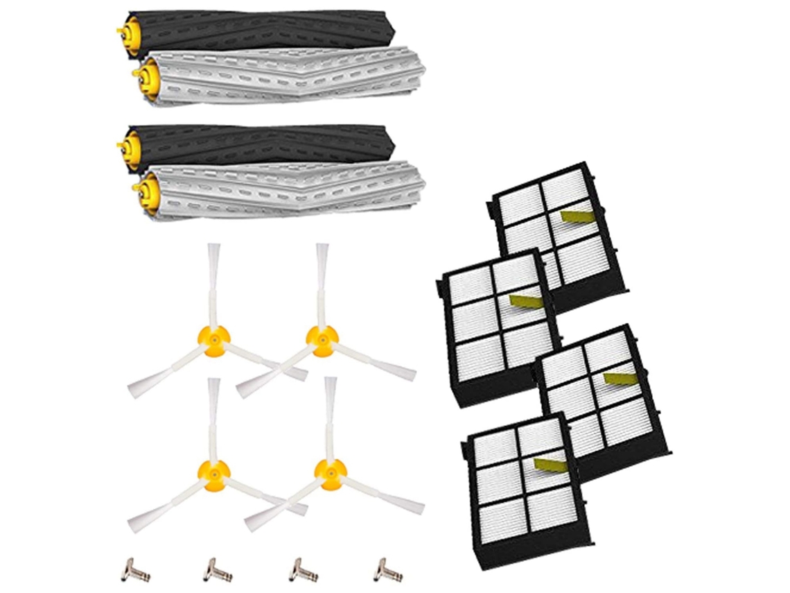 Kit de filtros e escovas HEPA para Irobot Roomba 800 900 Series 860 870 880 890 960 980 990 Acessórios para aspirador de pó robô