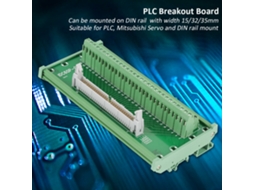 Laxiscreed Idc60p Conector De Distribuição Com Terminal De 60 Pinos Para Montagem Em Guia Din
