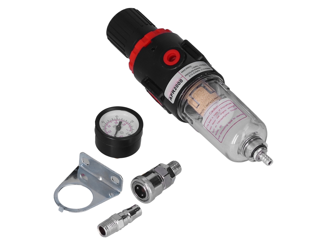 Filtro De Ar Compressor Laxiscreed 1/4 Polegadas Para Filtragem De Humidade E Separação Óleo-água