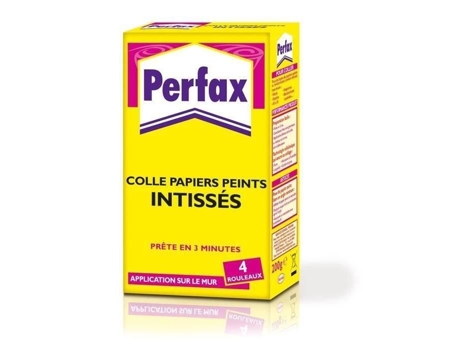 Cola Para Papéis De Parede Não Tecidos Perfax 200g Alta Adesão Pronto Em 3 Minutos Aplicação Direta