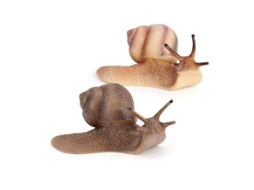 Conjunto de 2 Estátuas Caracol Plástico para Jardim, Estatuetas, Pátio, Artesanato com Caracóis, Escultura de Animal BRILVIBERA