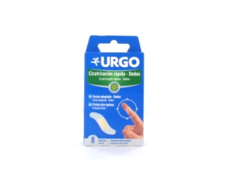 Urgo Aposito Cicatriz Rapida Fingerpflaster - 5 Stück, Hydrokolloid, Wasserfest, Für Schnitte & Kratzer