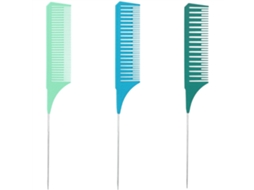3pcs Pentes De Destaque Com Rabo De Rato Pentes De Cabeleireiro Para Mulheres E Homens