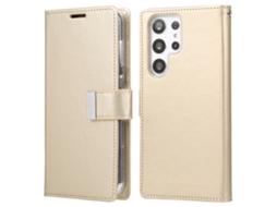 Capa De Couro Com Textura Crazy Horse Para Samsung Galaxy S23 Ultra 5g Goospery Rich Diary