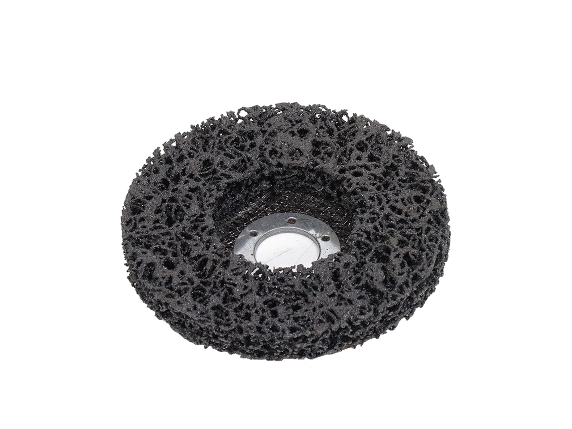 Disco De Lixa Preto Impermeável E Resistente À Ferrugem Para Remoção Tinta, Com Baixo Ruído, Para Aço Inoxidável, 4, 5 Polegadas
