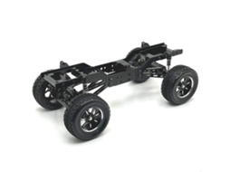 Eixo Dianteiro Traseiro Estrutura Metálica Reforçada Land Rover Mnrc Mn168 1/12 Peças Reposição Carros Veículos Rc MDUG
