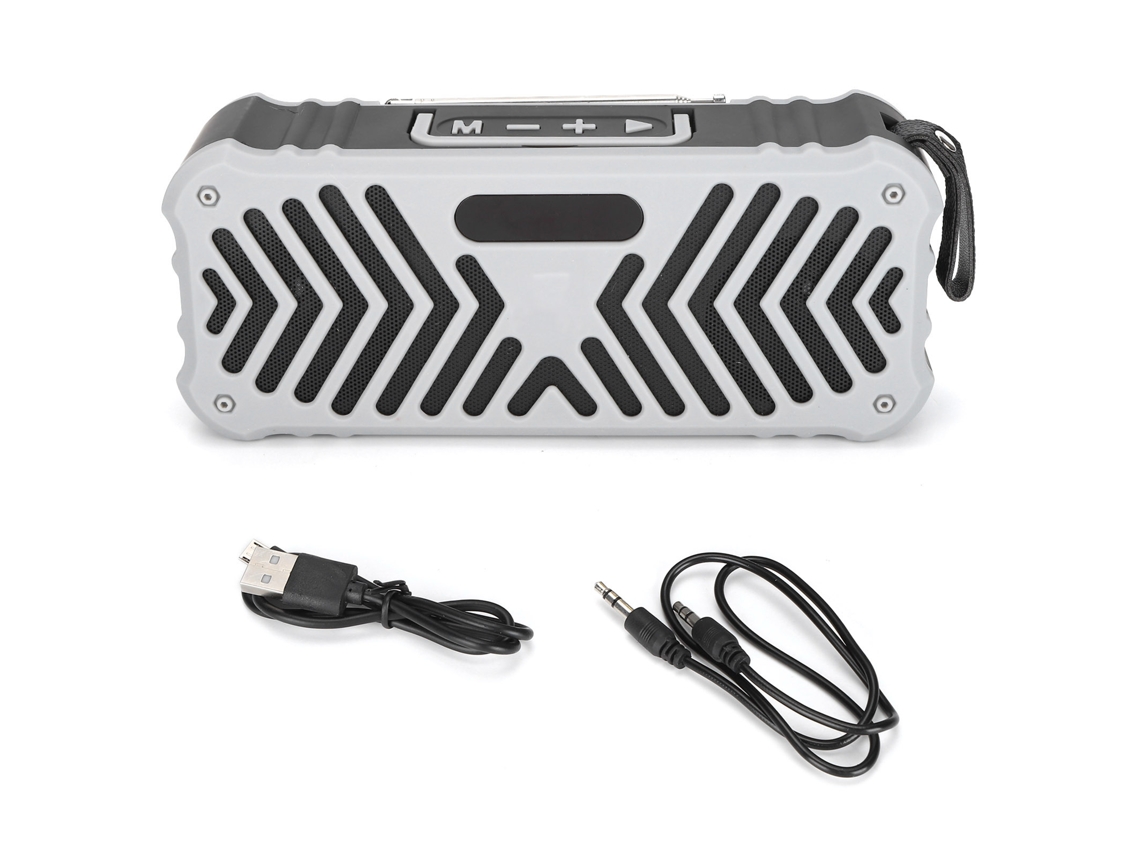 Caixa de Som Bluetooth Portátil AK316 com Chamadas Mãos Livres, Rádio FM e Bluetooth CHABERLU