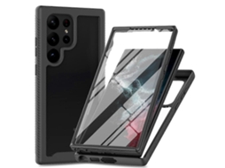 Capa Protetora Transparente De Dupla Camada Integrada Para Samsung Galaxy S23 Ultra 5g (tpu + Pc + Pet).