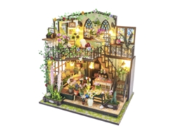 Maquete 3d Da Casa Das Flores De Darcy, Com Luzes Led. 22x17x24 Cm.