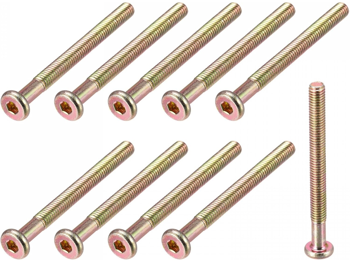 Parafusos de Máquina com Cabeça Sextavada Interna , 15 Pçs CHABERLU (m6x65mm)