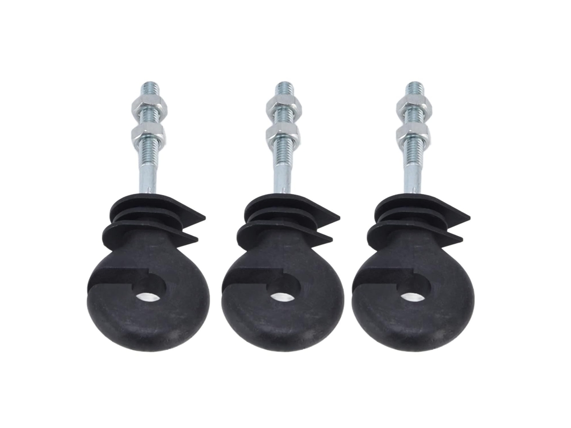 Btseuriy Conjunto De 50 Isoladores Para Cerca Elétrica Com Rosca M6,