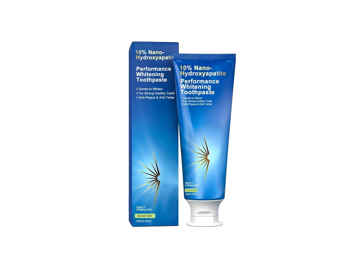 Pasta de Dentes Clareadora com Mint para Dentes Mais Brilhantes e Protegidos LAXISCREED